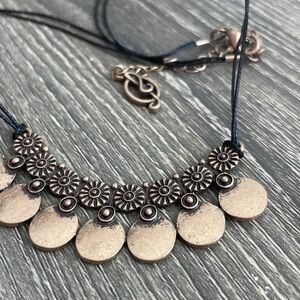 Bronze Necklace Boho Design
